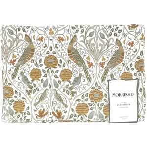 William Morris & Co Placemats Seasons by May 100% Cotton Fabric 13x19 Set 4 Fall